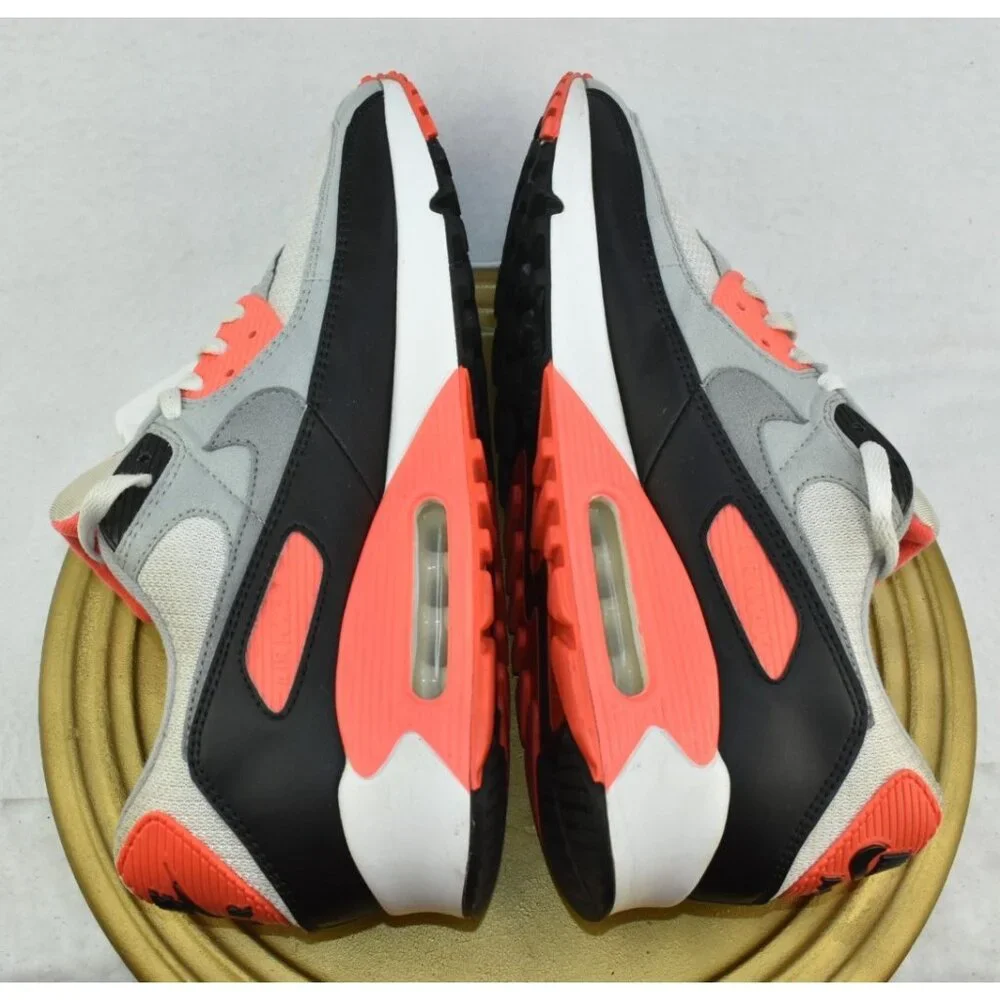 Nike Air Max 90 Infrared OG classic CT Mens Shoes Size 13 Gray/Black Sneakers - Picture 7 of 12